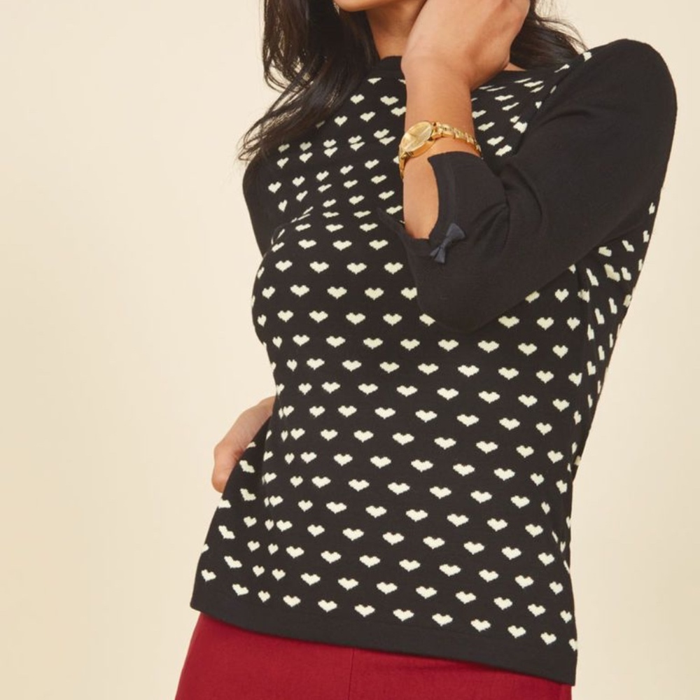 NWT ModCloth Up to Parisienne Sweater sz S // M03